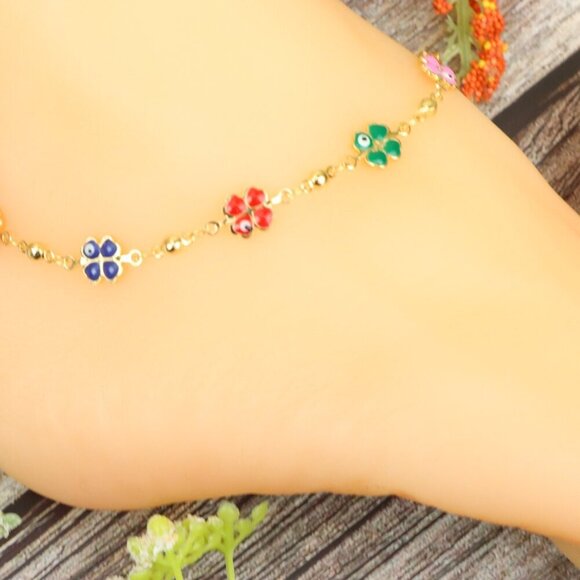 "Elegant Handmade Anklet – Delicate Jewelry for Women, MAR091583 - Picture 3 of 10